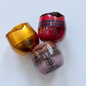 Honeybalm Lip Balm Cherry, Chocolate and LIMITED EDITION Golden
